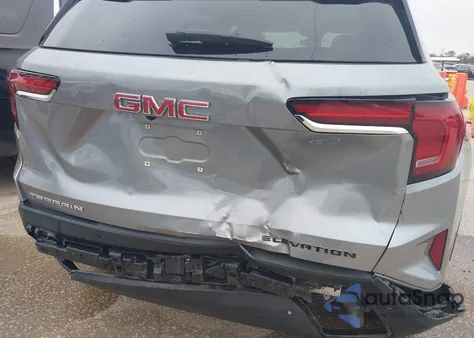 2026 GMC Terrain Fwd Elevation from USA, damaged, VIN 3GKALMEG4TL230824